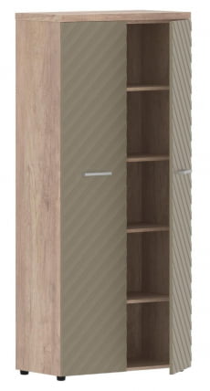 Шкаф с глухими дверьми и топом Torr LUX TLHC 85.1 Дуб Каньон Капучино_1