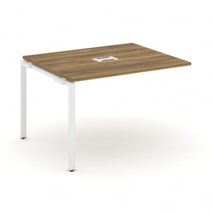 Проходной наборный элемент переговорного стола CONCEPT CN.NPRG-012 Сандал Янтарный Белый_0