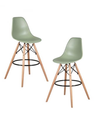 Стул барный DOBRIN DSW BAR (ножки светлый бук, цвет мятный (NX-G-09)) 2 шт_0