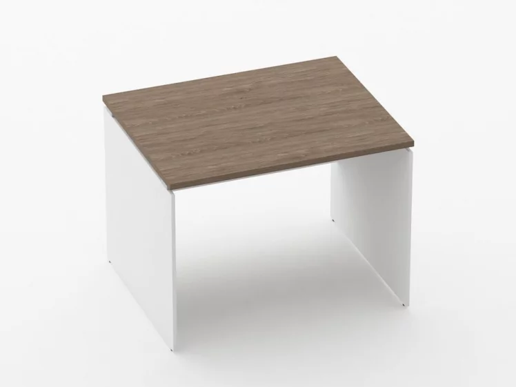 Стол прямой Deka ЛДСП каркас 75.08.10 Дуб Верцаска/Белый_0