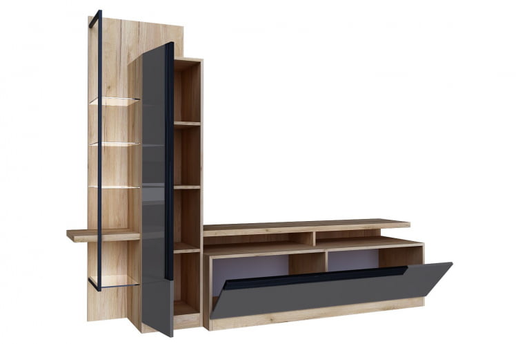 Тумба ТВ Кёльн ЛД.674.010.000 Дуб Золотой/Антрацит_3