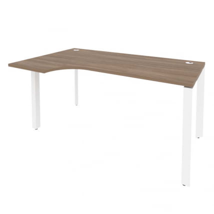Стол эргономичный левый на П-образном м/к ONIX O.MP-SA-1L Дуб Аризона/Белый_0