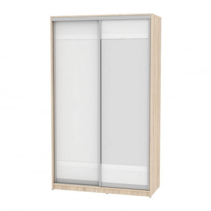 Шкаф-купе B-230х135х60-1(ДСС-Белый-D9D10)_0