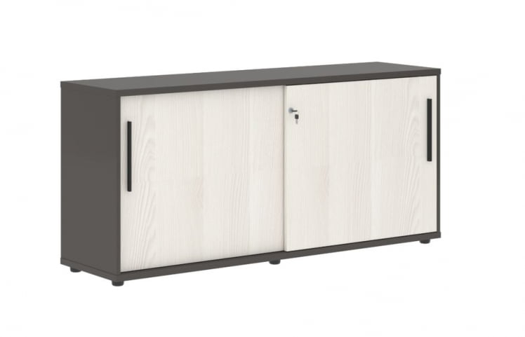 Шкаф с дверьми-купе EDIS ELC 1643 Ясень Траун Черный Мокко_0