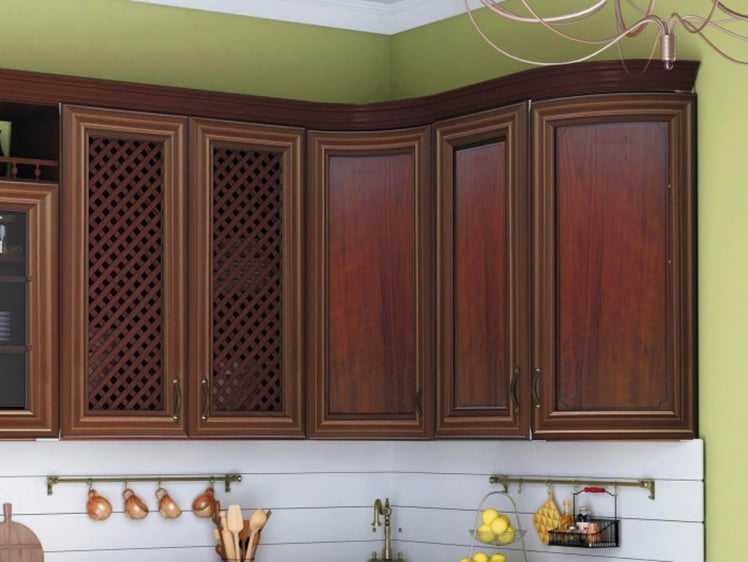 Шкаф кухонный 800 высокий Кантри ЛД 235.344.000 Ноче Таволато_1