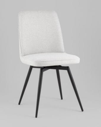 Стул Flatt вращающийся серый 2 шт._4