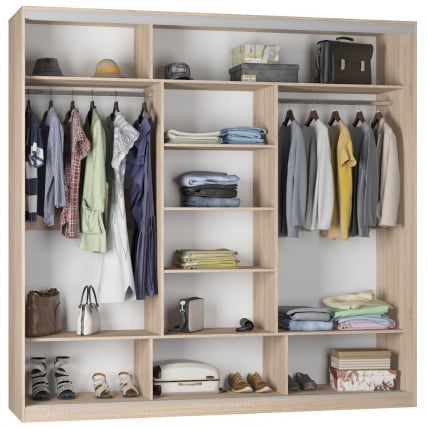 Шкаф-купе Б-230х235х60-2(ЯАТ-ЯАС-Д9Д9Д9) / B-230х235х60-2(ЯАТ-ЯАС-D9D9D9)_1