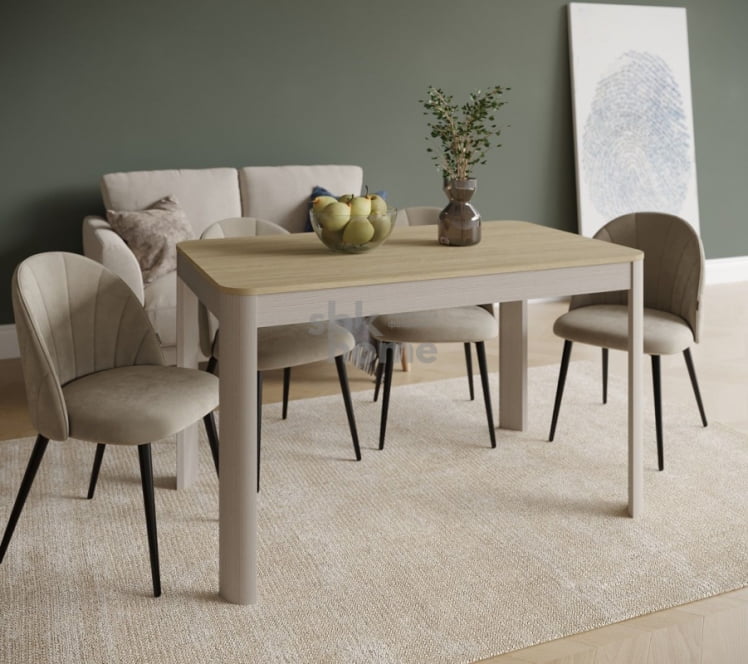 Стол обеденный , Фишт (1150*650*750) Дуб Палермо/Серый камень , 70705 _1