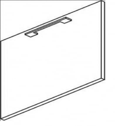 Дверь ЛДСП для стационарной тумбы YALTA LT-D4 Л Вяз Благородный_1