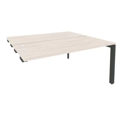 Стол-приставка двойной на П-образном м/к к опорным элем. ONIX O.MP-D.SPR-4.7 Денвер Светлый/Антрацит_0