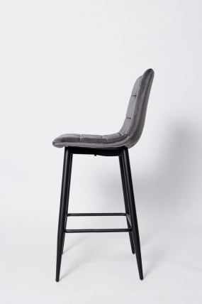 Стул барный BC-1722 графит вельвет_1