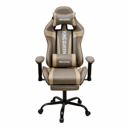 Кресло 896 KINGQUEEN, цвет светло-серый/бежевый 896-lgray-beige_1