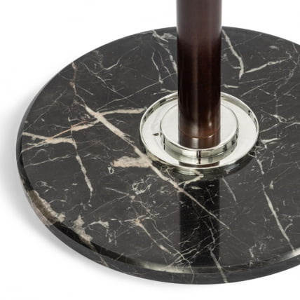 Вешалка Himawari (mod. GH-8014) дерево/хром/мрамор, 37 x 37 x 175 см, Black (Черный) / Walnut (Орех)_4