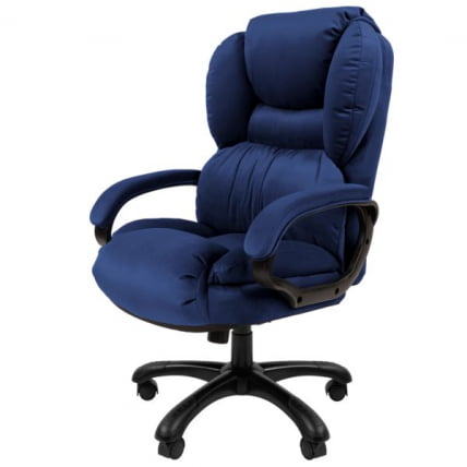 Кресло руководителя CHAIRMAN 434 HOME велюр Синий_1