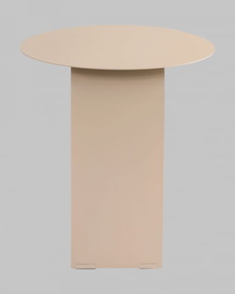 Журнальный столик Arwel металл бежевый_4