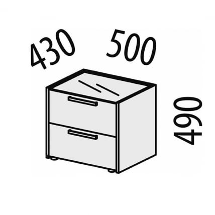 Тумба прикроватная Монако 903.07 Дуб Вотан / Белый шпон / Альпийский белый_7