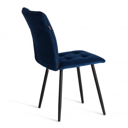 Стул обеденный Бари ЛТ, велюр, Блуе (синий), 41х55х89 см / Bari LT, Blue_2