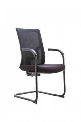 Кресло офисное СИЛЬВИЯ BLACK CF Черная ткань_0