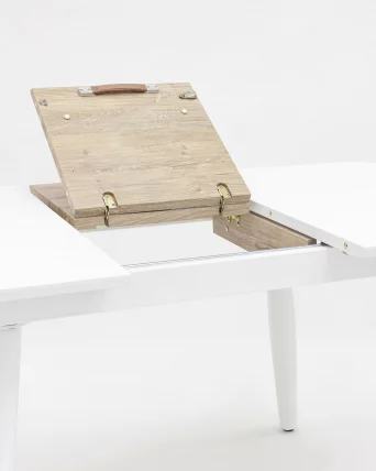 Стол раскладной Чикаго 120-160 Белый_4