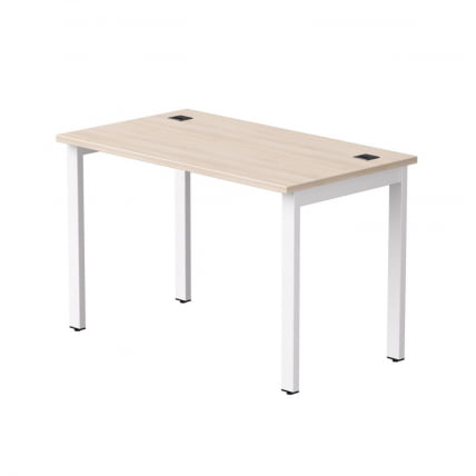 Стол прямой на металлокаркасе, опоры 90 гр Everprof EVO 254S006 Дуб Соната Белый_0