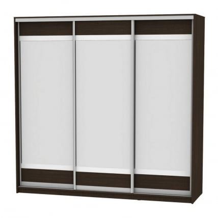 Шкаф-купе B-220х235х60-3(Венге-D10D10D10)_0