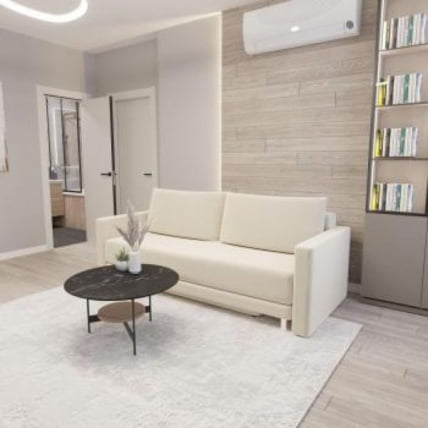 Диван прямой Сальтвик (Berhouse) Цвет фасада: Грей рогожка; Тип: Прямой; Материал фасада: Микророгожка_3