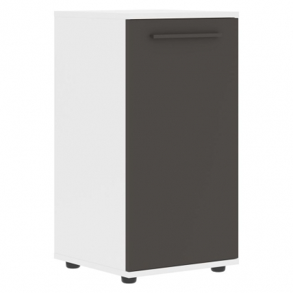 Шкаф колонка с глухой малой дверью EDIS ELCS 42.1 Мокко Мокко Белый_0