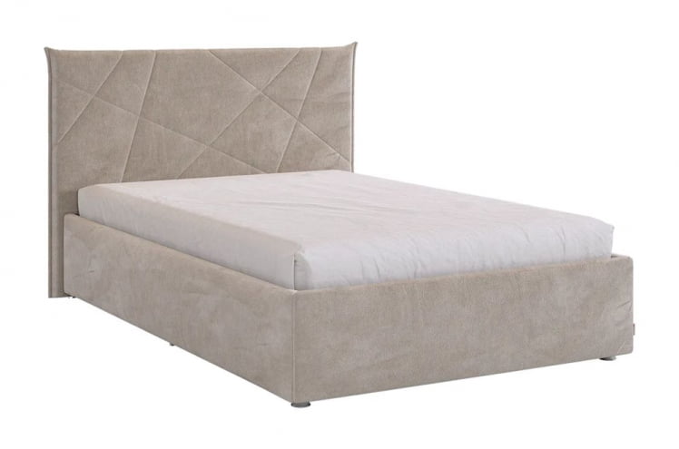 Кровать с основанием Квест 120х200 см ZO.KM1.2-03 латте (велюр)_0