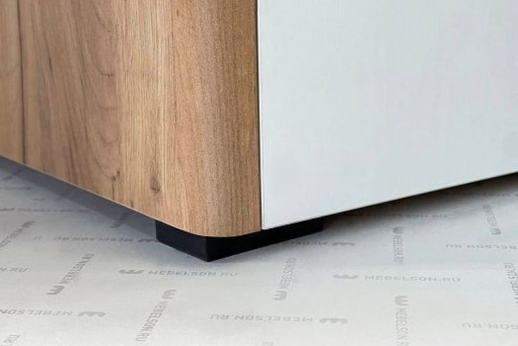 Шкаф двухдверный Адам MSA-03 дуб крафт золотой/белое дерево_8