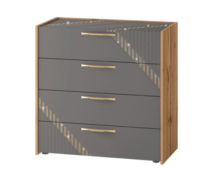 Комод Монако 902.18 Дуб Вотан Оникс Графит_0