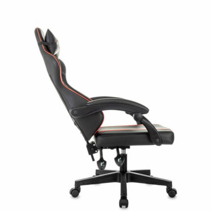 Кресло компьютерное BRABIX Shooter GM-123, 2 подушки, экокожа, черное/красное_6