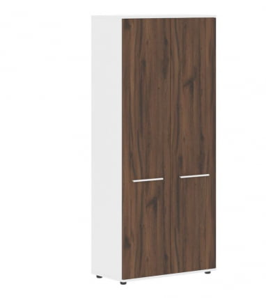 Шкаф с глухими дверьми EDIS EHCS 85.1 Дуб Денвер темный Белый Белый_0