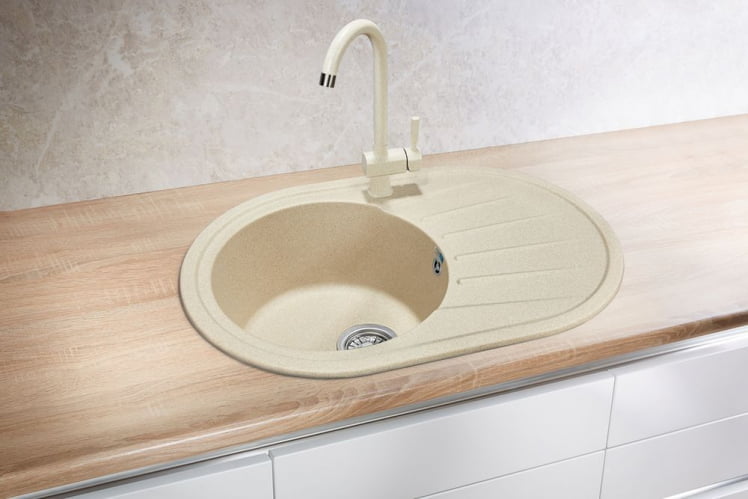 Кухонная мойка STANDART 7601 Белый_1