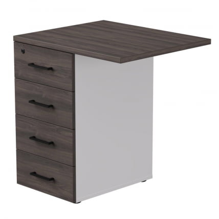 Тумба приставная с топом Everprof EVO 254Т2203 Дуб Пасадена Белый_0