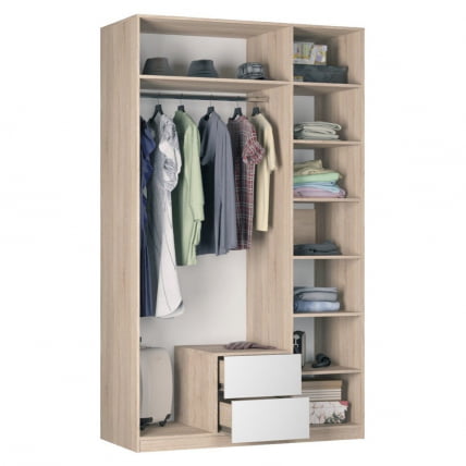 Шкаф распашный R-230х135х60-2-PO-M(ДМ)_1