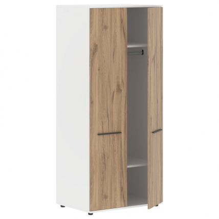 Гардероб EDIS ECWS 85 Дуб Денвер светлый Мокко Белый_1