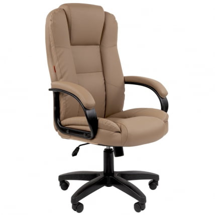 Кресло офисное CHAIRMAN 600 LT экокожа Бежевый_0
