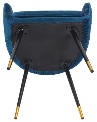 Стул обеденный DOBRIN MARY Синий велюр 1922-20_7