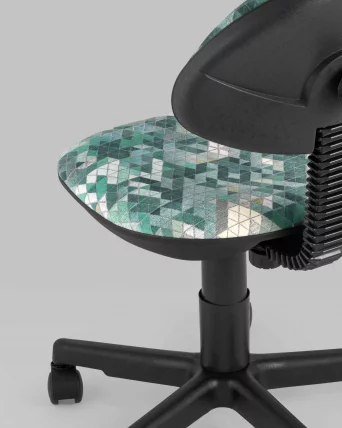 Кресло компьютерное детское УМКА абстракция Зеленый_5