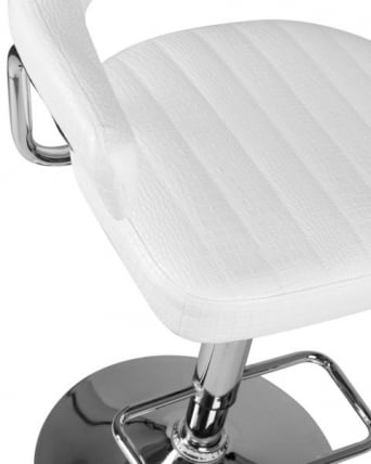 Стул барный DOBRIN CHARLY (белый крокодил) 2 шт_7