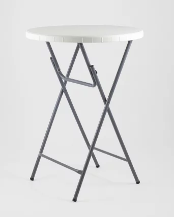 Стол круглый Кейт коктейльный Белый_1