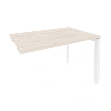 Стол-приставка на П-образном м/к к опорным элементам ONIX O.MP-SPR-2.8 Денвер Светлый/Белый_0