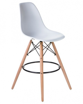 Стул барный DOBRIN DSW BAR (ножки светлый бук, цвет сиденья белый (W-02)) 2 шт_2