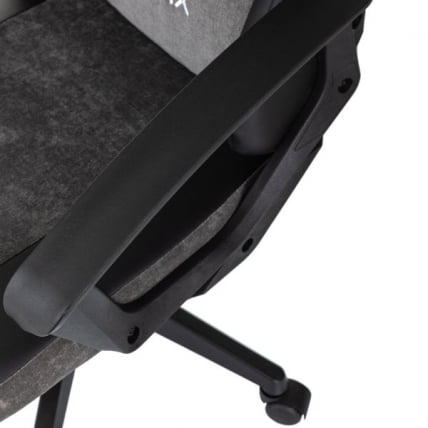 Кресло компьютерное BRABIX Forcer GM-127, 2 подушки, экокожа/велюр, черное/серое_8