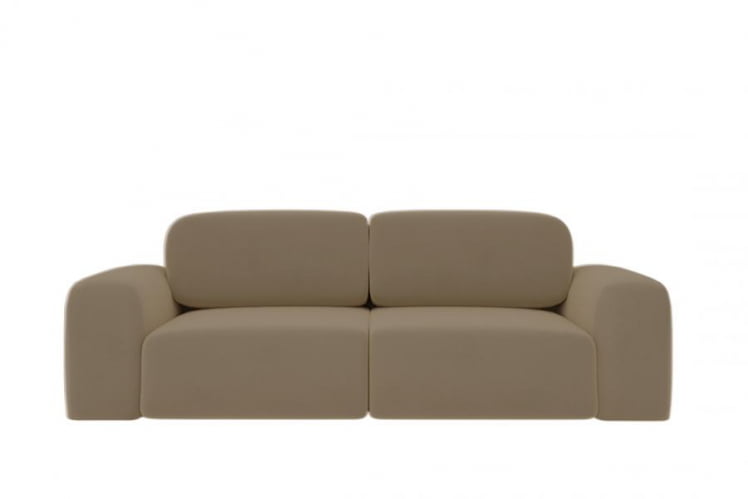 Диван прямой Сунне (Berhouse) Цвет фасада: Левис 04 велюр; Тип: Прямой; Материал фасада: Металл/Велюр_0