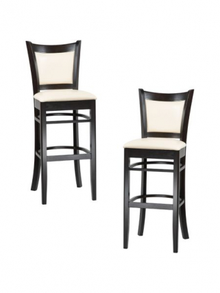 Стул барный DOBRIN GARRY BAR (капучино, кремовый) 2 шт_0
