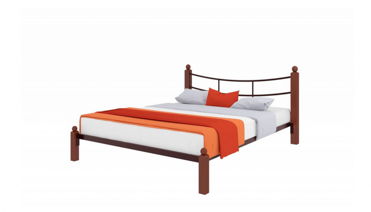 Кровать София 1200х1900 Коричневая_0