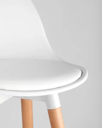 Полубарный стул Мартин экокожа Белый_8