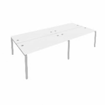 Рабочая станция на 4 раб.места Metal System Б.СМ-4.4 Белый/Серый_0