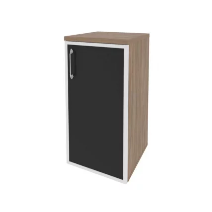Шкаф низкий узкий правый ONIX O.SU-3.2R(R) black Дуб Аризона_0